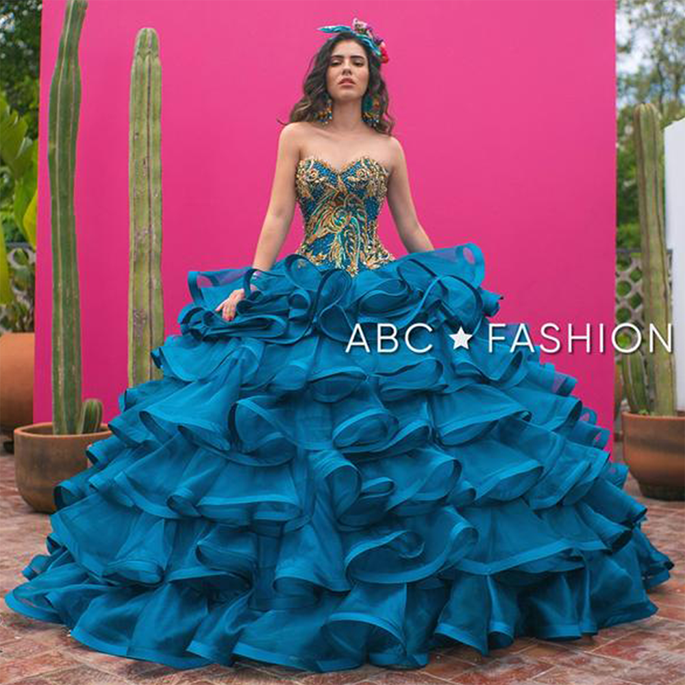 Peacock Ball Gown