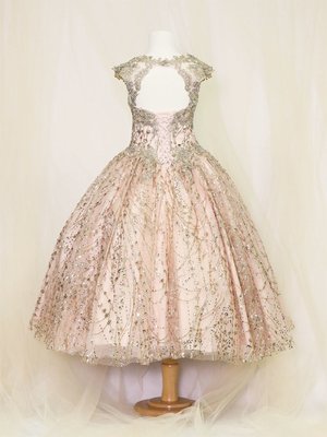 Rose Gold Mini Princess Dress