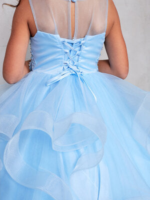 Light Blue Mini Princess Dress