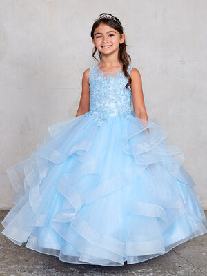 Light Blue Mini Princess Dress