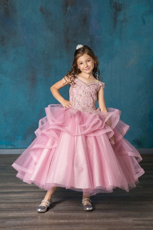 Pink Sparkle Mini Princess Dress