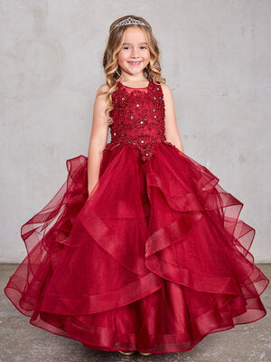 Red Ball Gown Mini Princess Dress